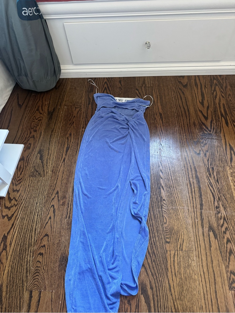 Princess Polly Periwinkle Blue Strapless Twist Maxi Dress